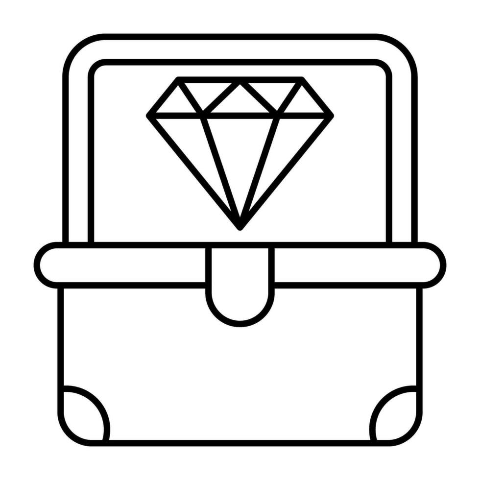 de moda diseño icono de diamante vector
