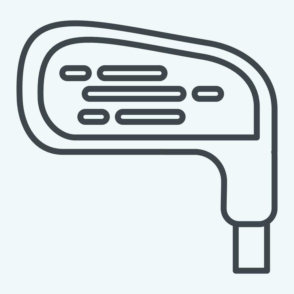 Icon Golf Club. related to Golf symbol. line style. simple design editable. simple illustration vector