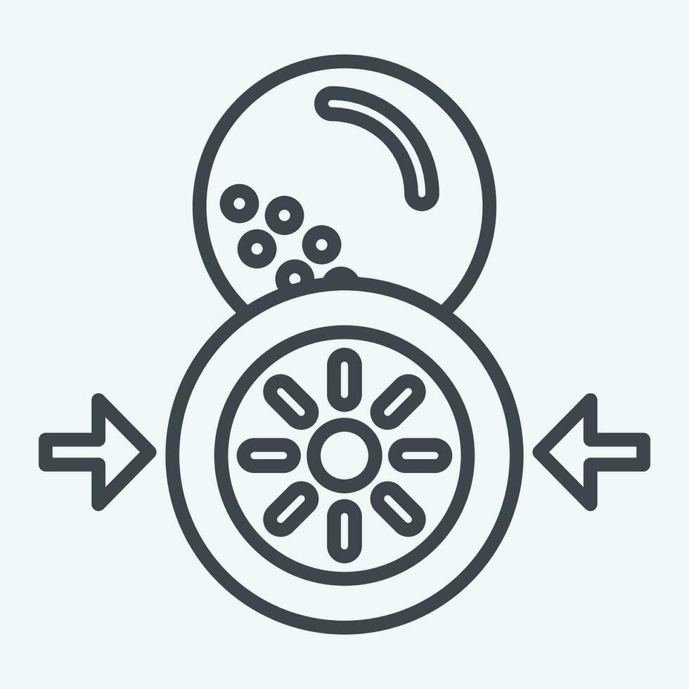icono marcador. relacionado a golf símbolo. línea estilo. sencillo diseño editable. sencillo ilustración vector