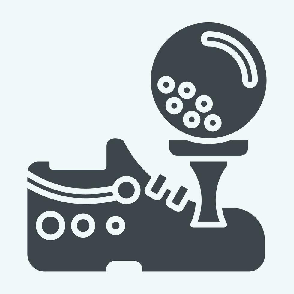 Icon Shoes. related to Golf symbol. glyph style. simple design editable. simple illustration vector