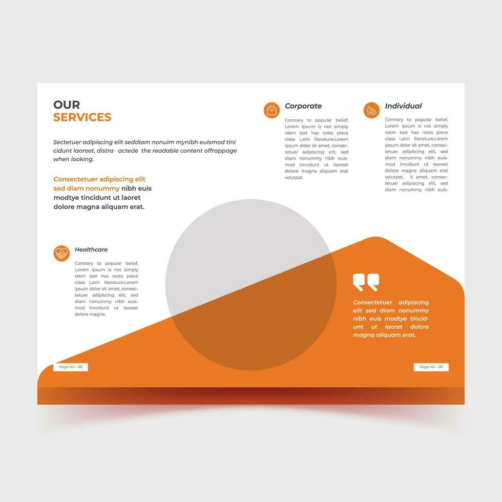 Business brochure template, company profile template layout design, report, cover, post design, vector design