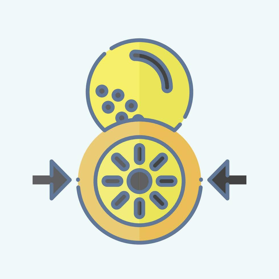 Icon Marker. related to Golf symbol. doodle style. simple design editable. simple illustration vector