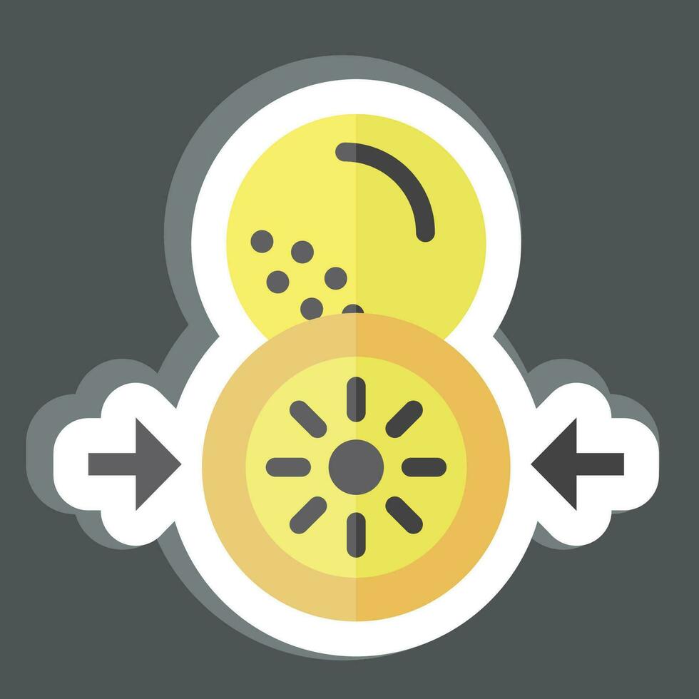 Sticker Marker. related to Golf symbol. simple design editable. simple illustration vector