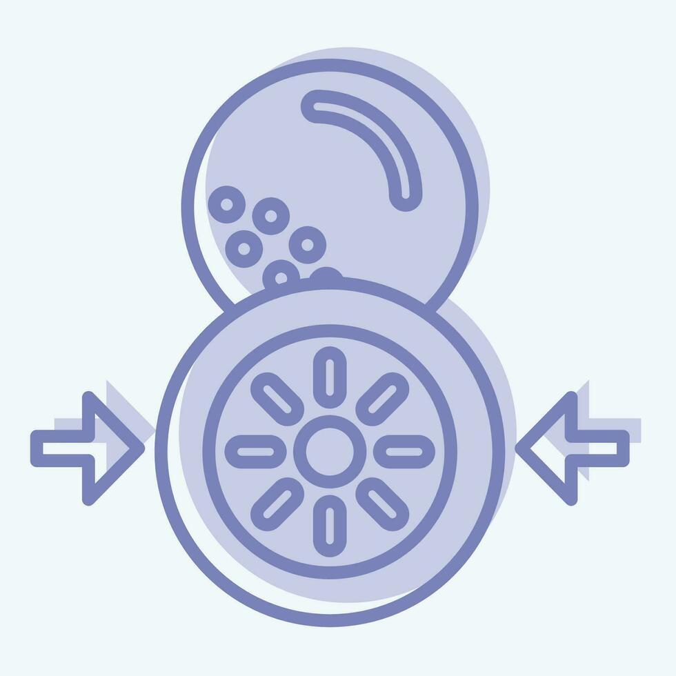 Icon Marker. related to Golf symbol. two tone style. simple design editable. simple illustration vector