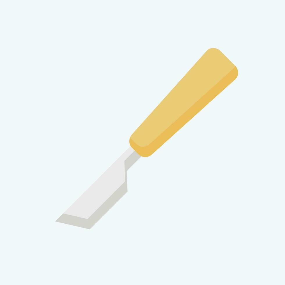 Icon Scalpel. related to Orthopedic symbol. flat style. simple design editable. simple illustration vector