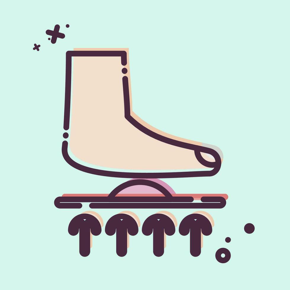 Icon Orthotics. related to Orthopedic symbol. MBE style. simple design editable. simple illustration vector