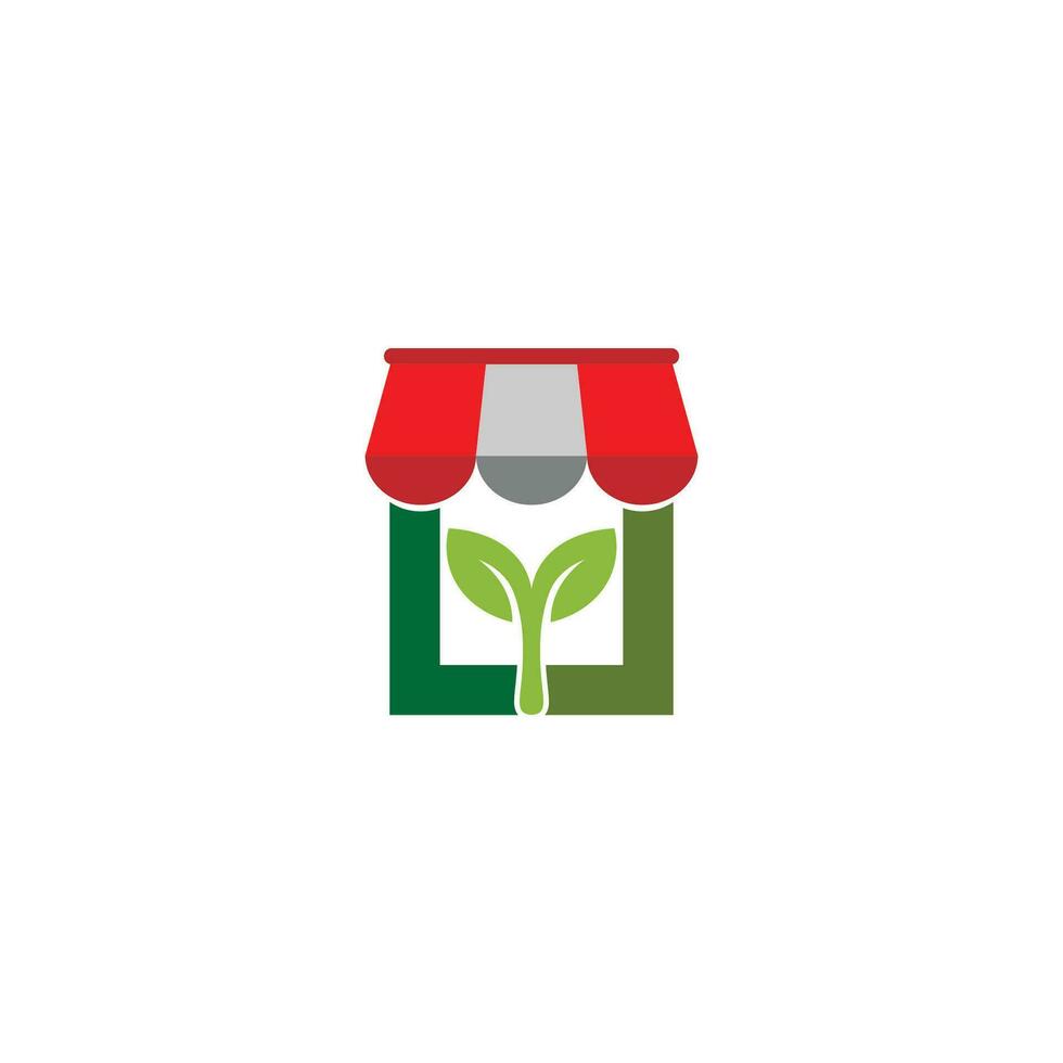 online store logo buy shop modern market vector