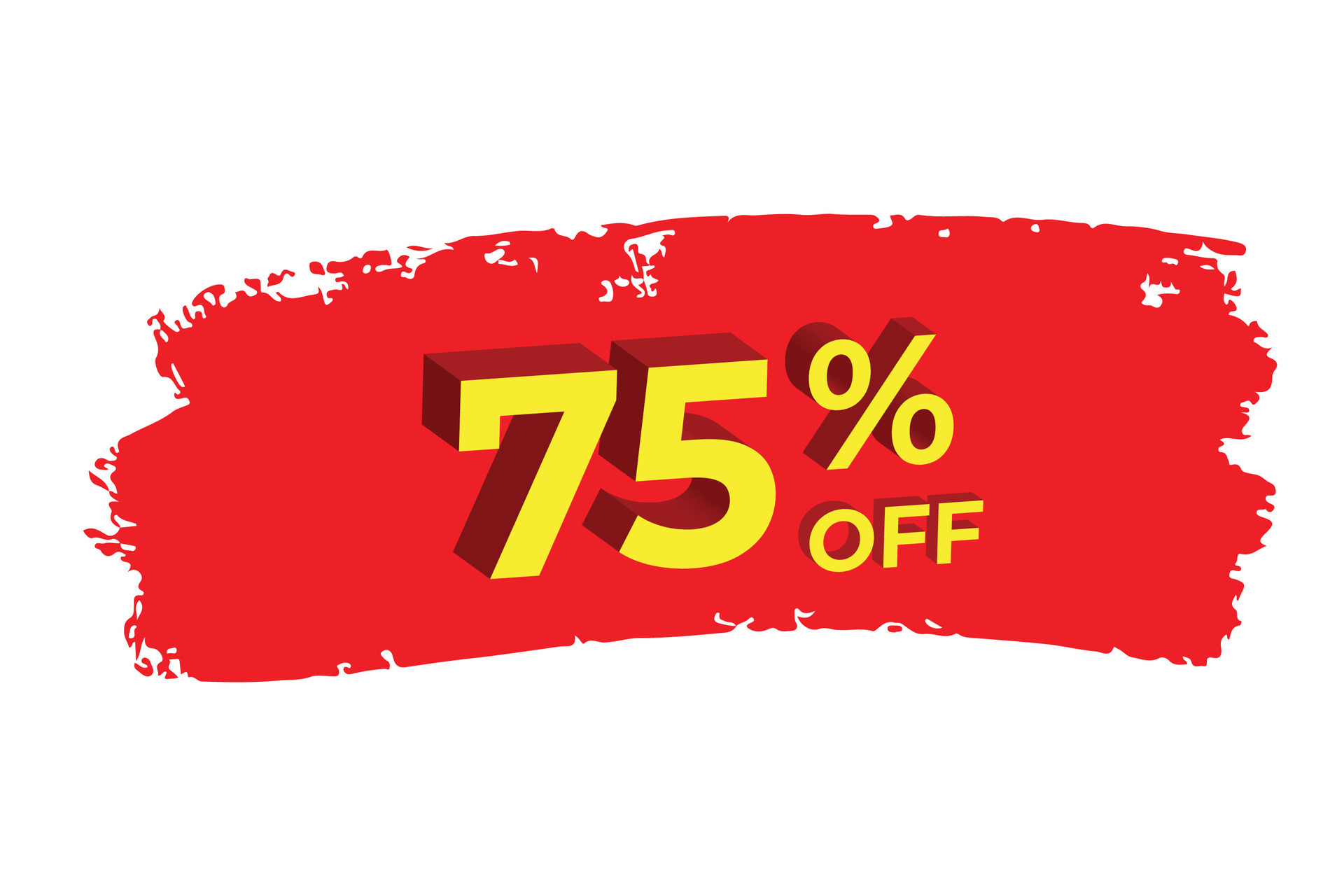 Discount tag with special offer sale sticker. Promo tag discount offer