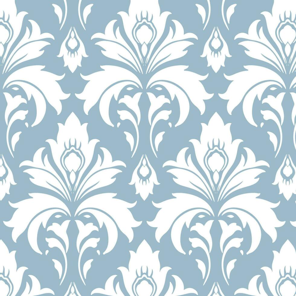 blue and white damask pattern design 25395185 Vector Art at Vecteezy