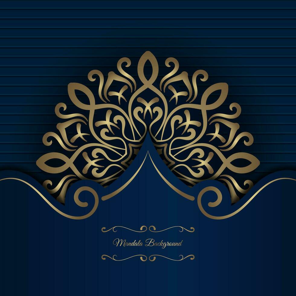 luxury background, with mandala ornament vector