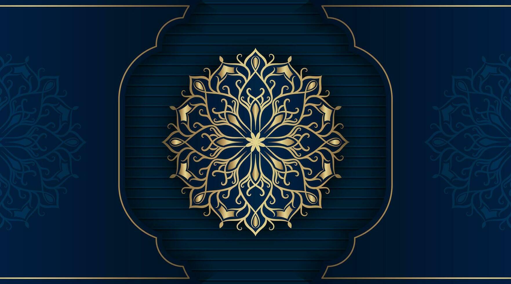 luxury background  with mandala ornament vector