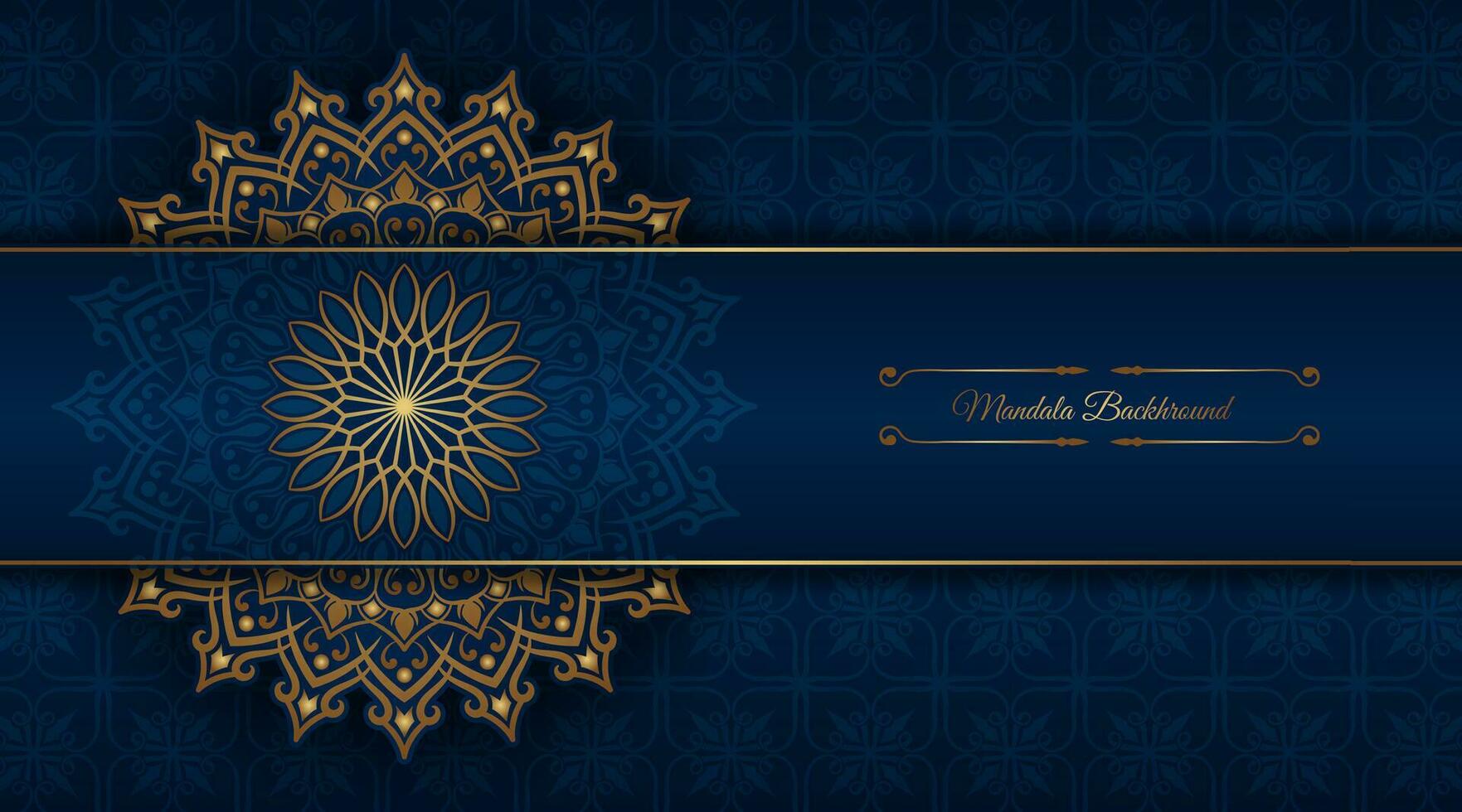 luxury background  with mandala ornament vector