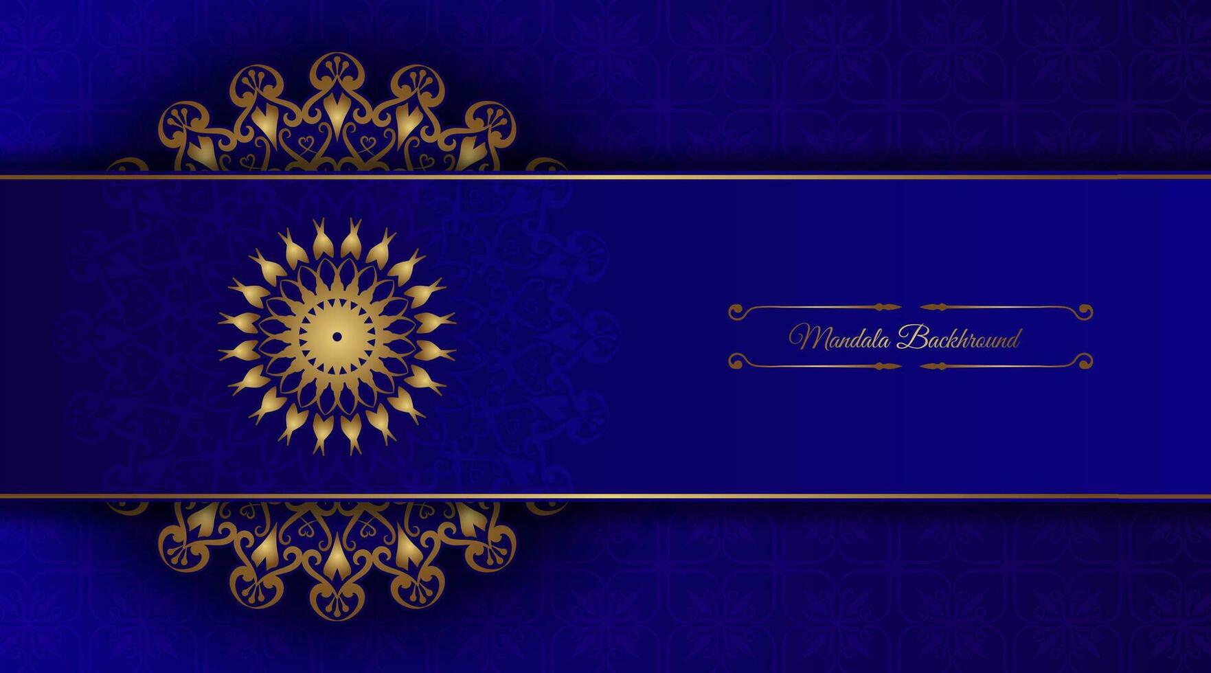luxury background  with mandala ornament vector