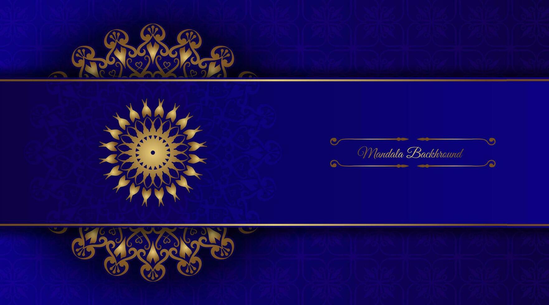 luxury background  with mandala ornament vector