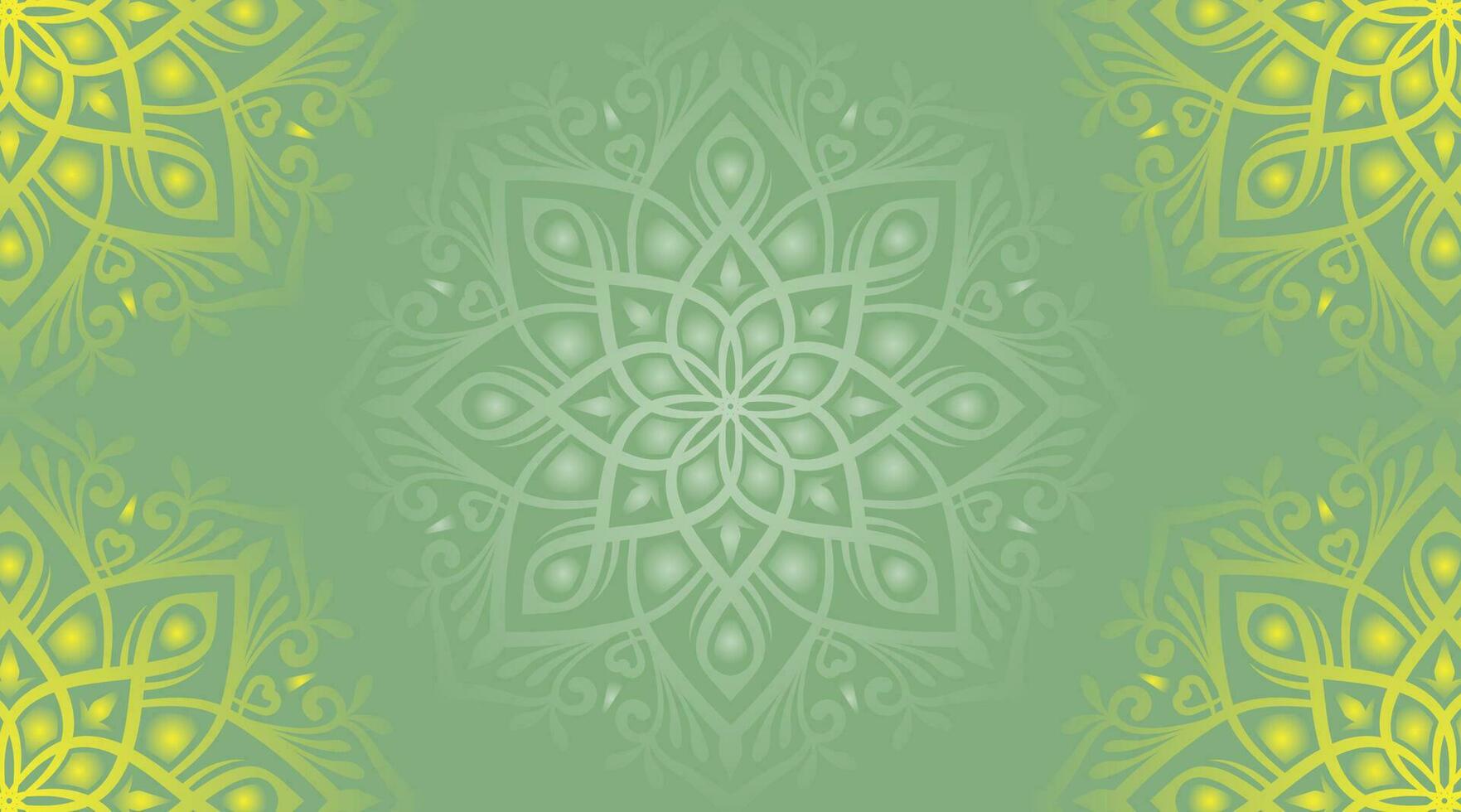 sencillo fondo, decorativo mandala ornamento vector