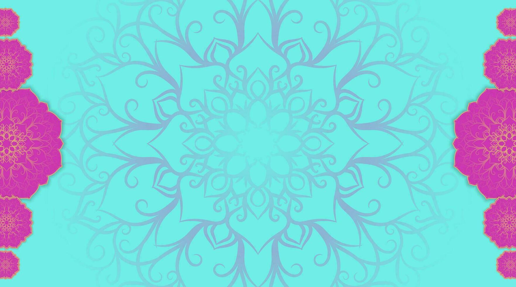 simple background, decorative mandala ornament vector