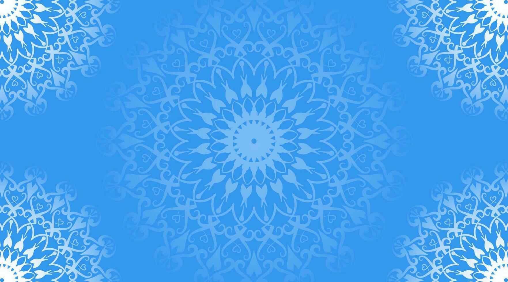 simple background, decorative mandala ornament vector