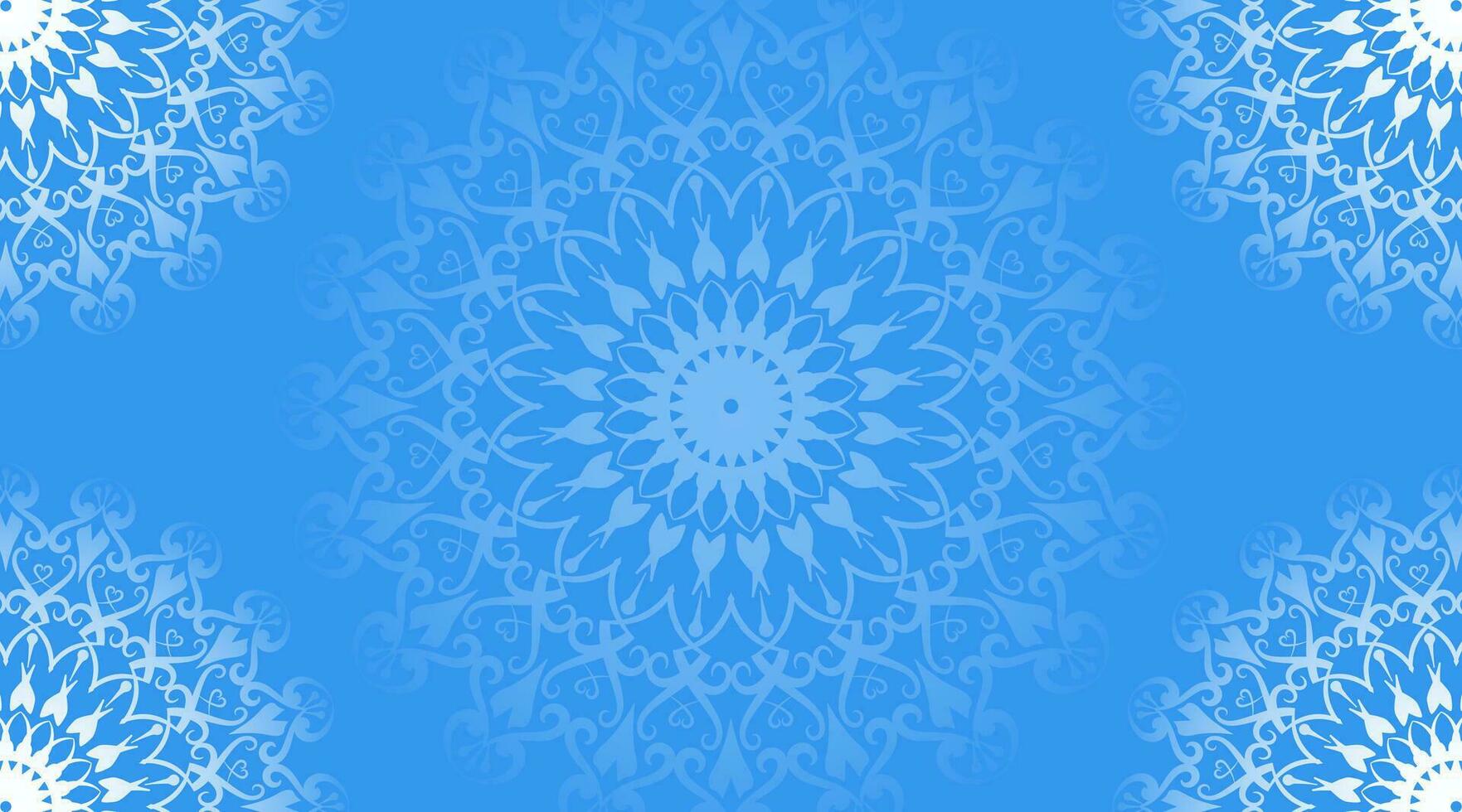 sencillo fondo, decorativo mandala ornamento vector