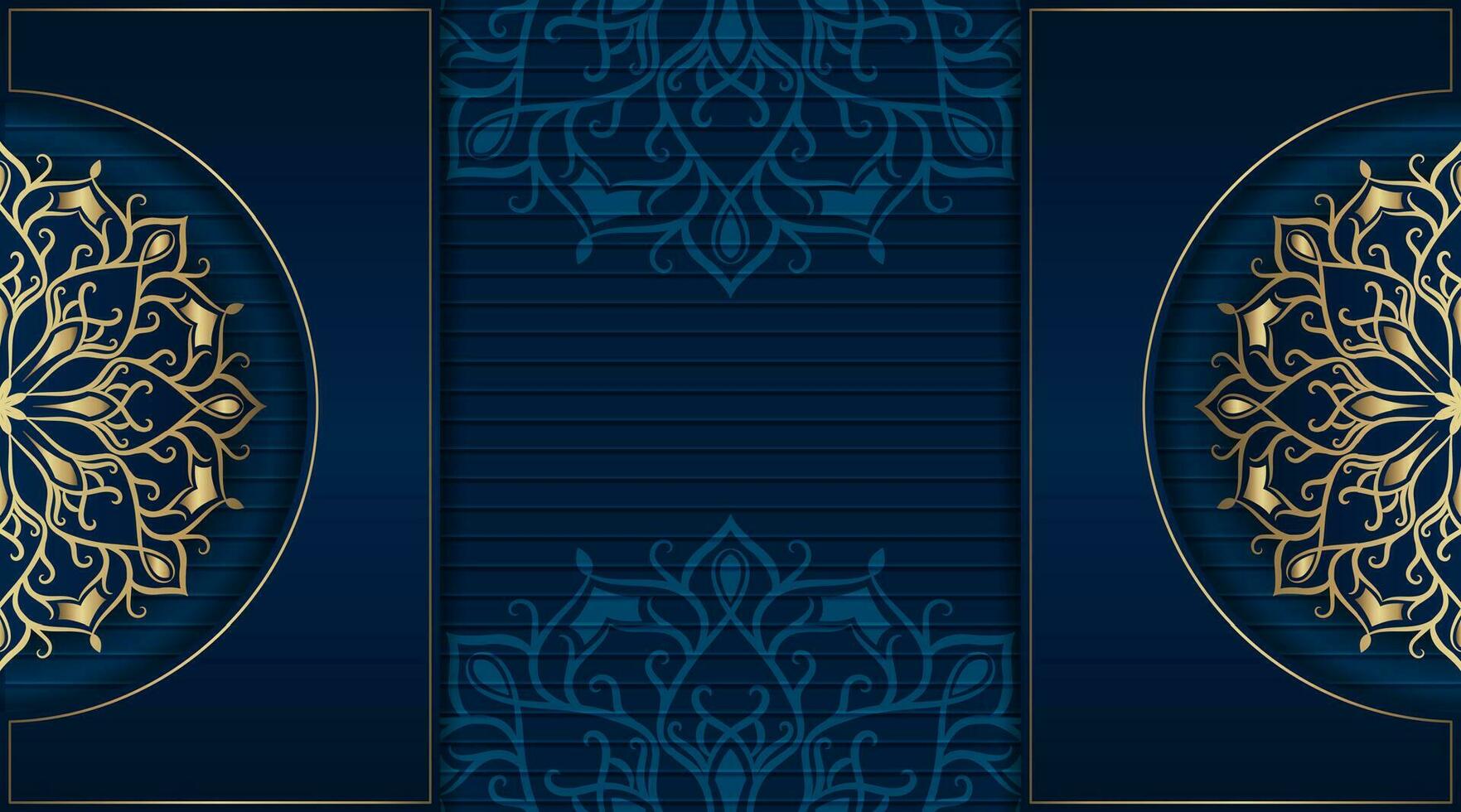 luxury background  with mandala ornament vector