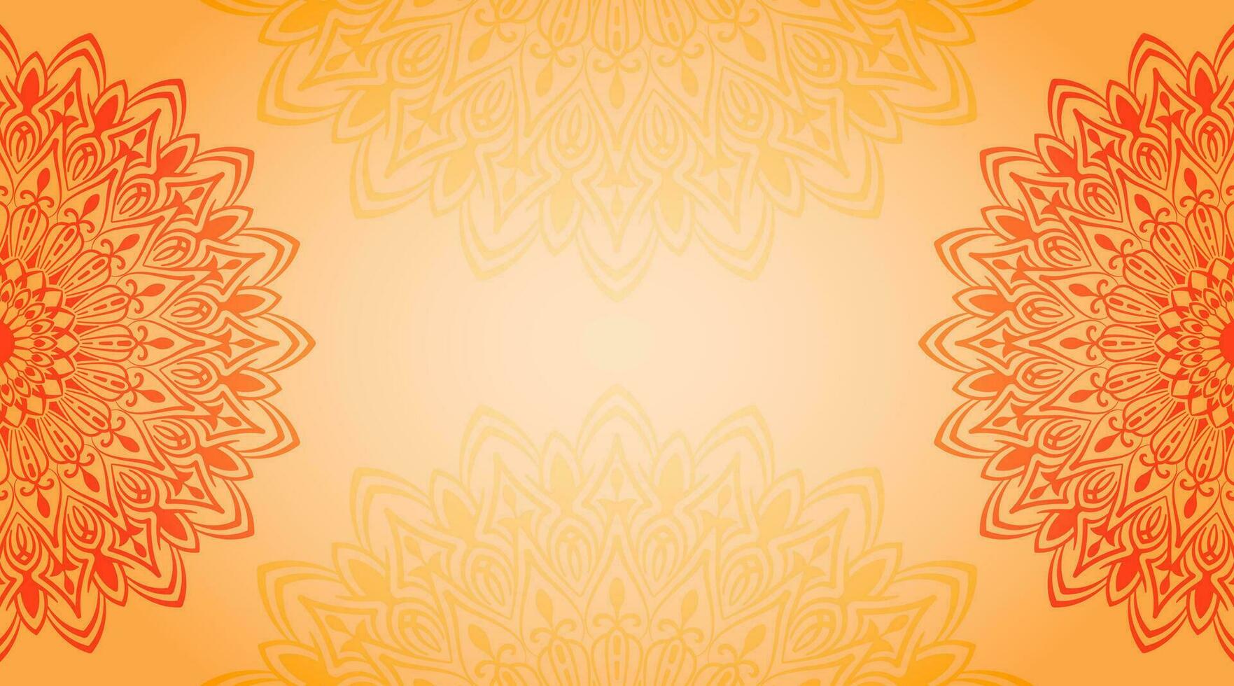 simple background, decorative mandala ornament vector