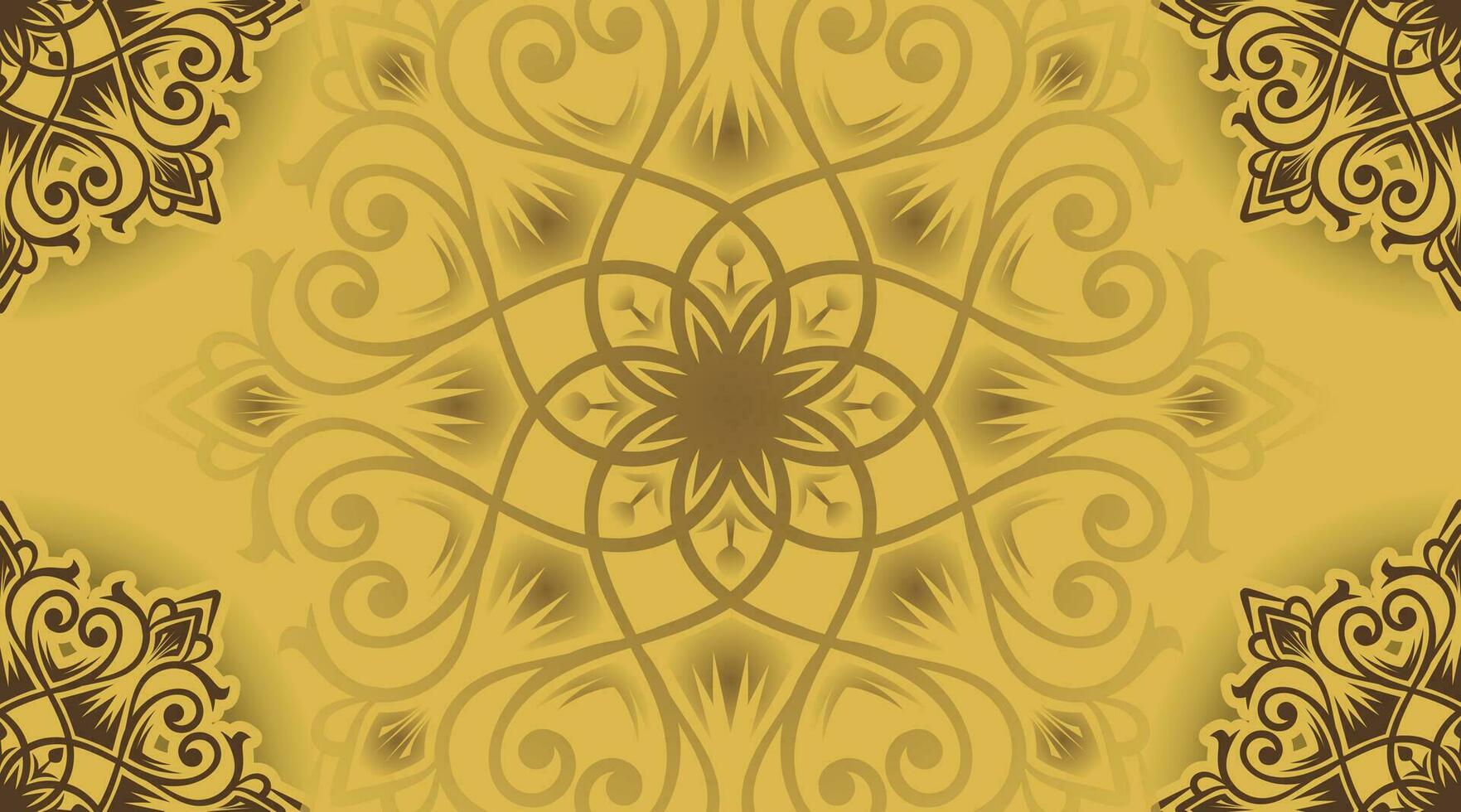 sencillo fondo, decorativo mandala ornamento vector