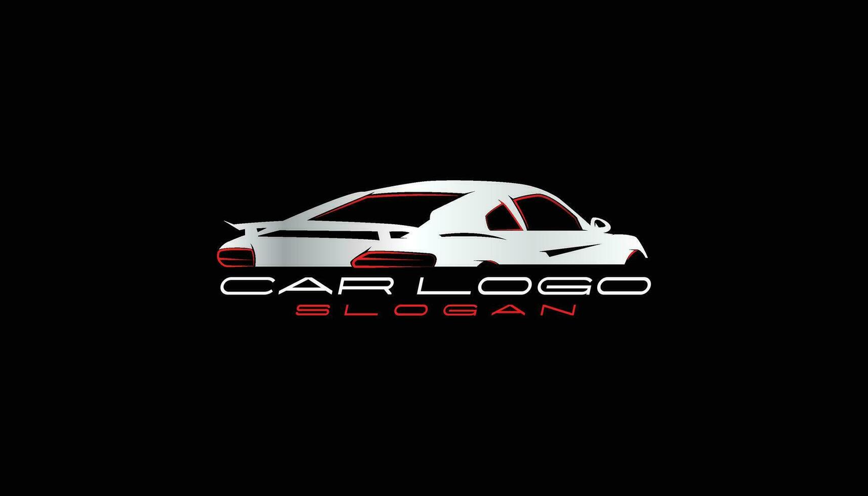sports car look logo vector with stylish vibe best for car detail, wash, garage and rental services