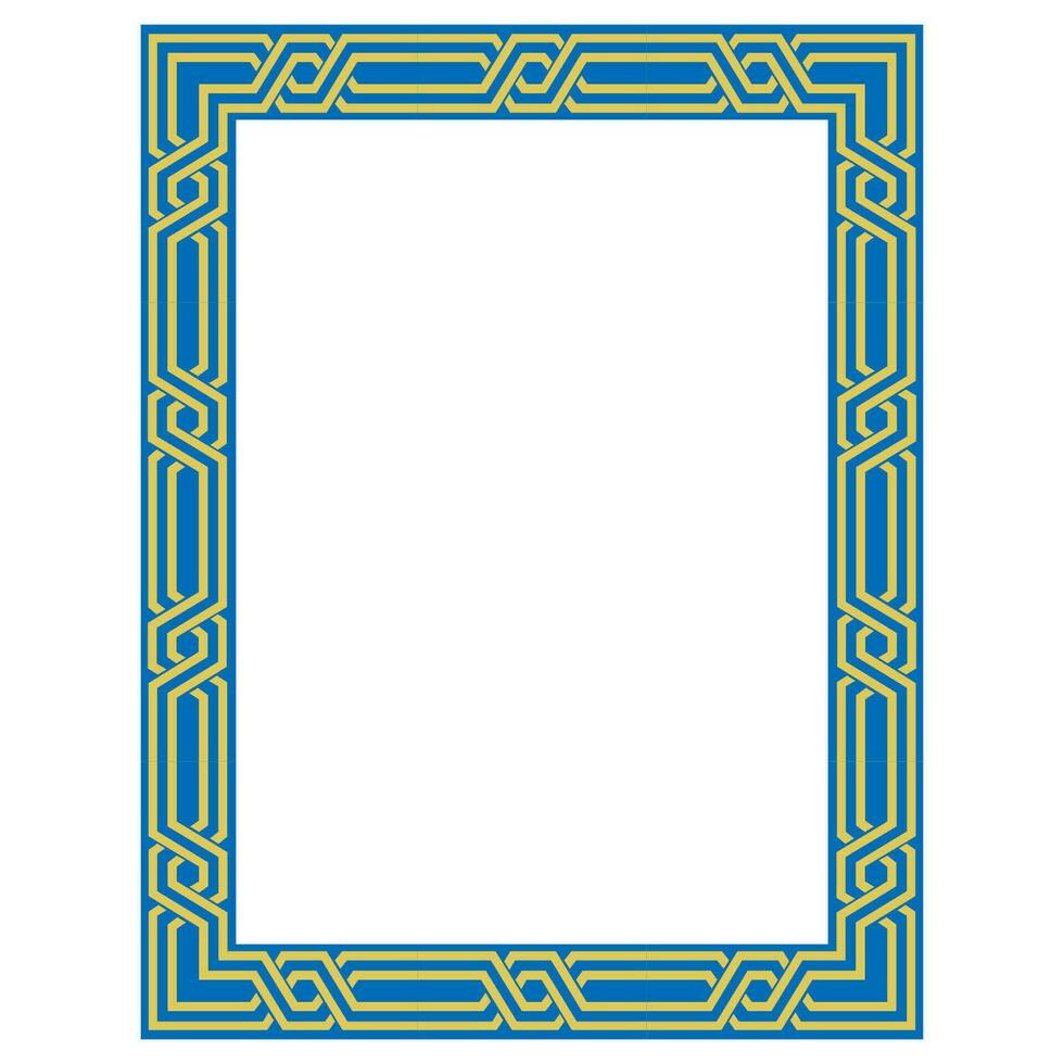 colorful beautiful modern classic frame ornament vector