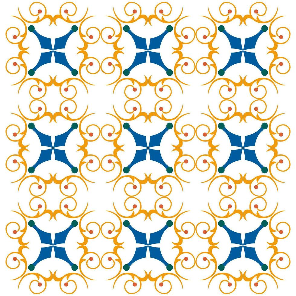 classic floral pattern abstract background vector
