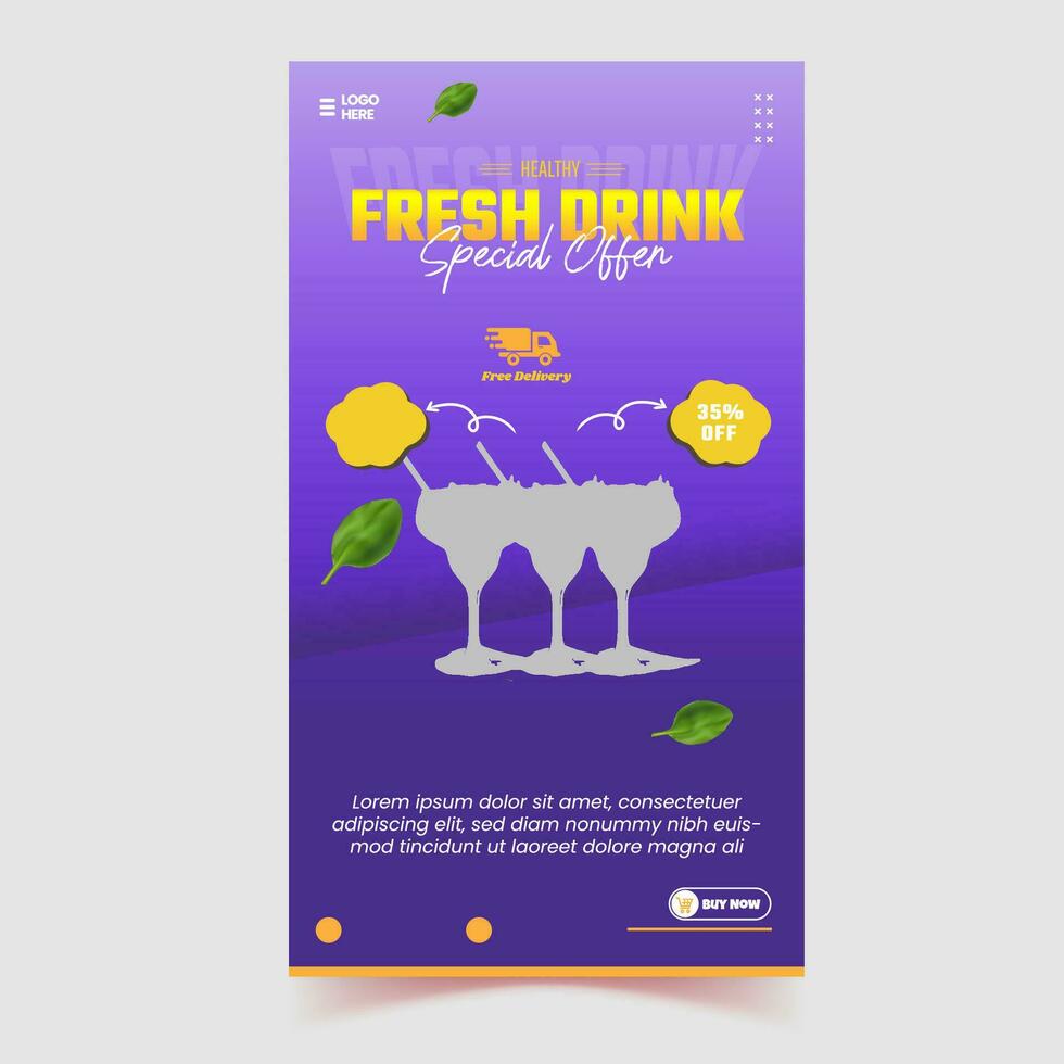Lemon drink can with crystal ice cubes, ice lemon tea beverage, vector product ad background, citrus fruit juice can in ice cubes splash, Fresh lemon soda drink