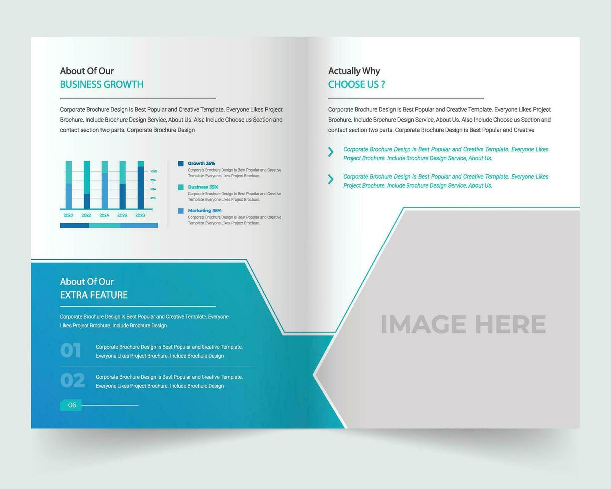 portafolio geométrico diseño vector colocar. resumen azul líquido gráfico degradado circulo forma en cubrir libro presentación. mínimo folleto diseño