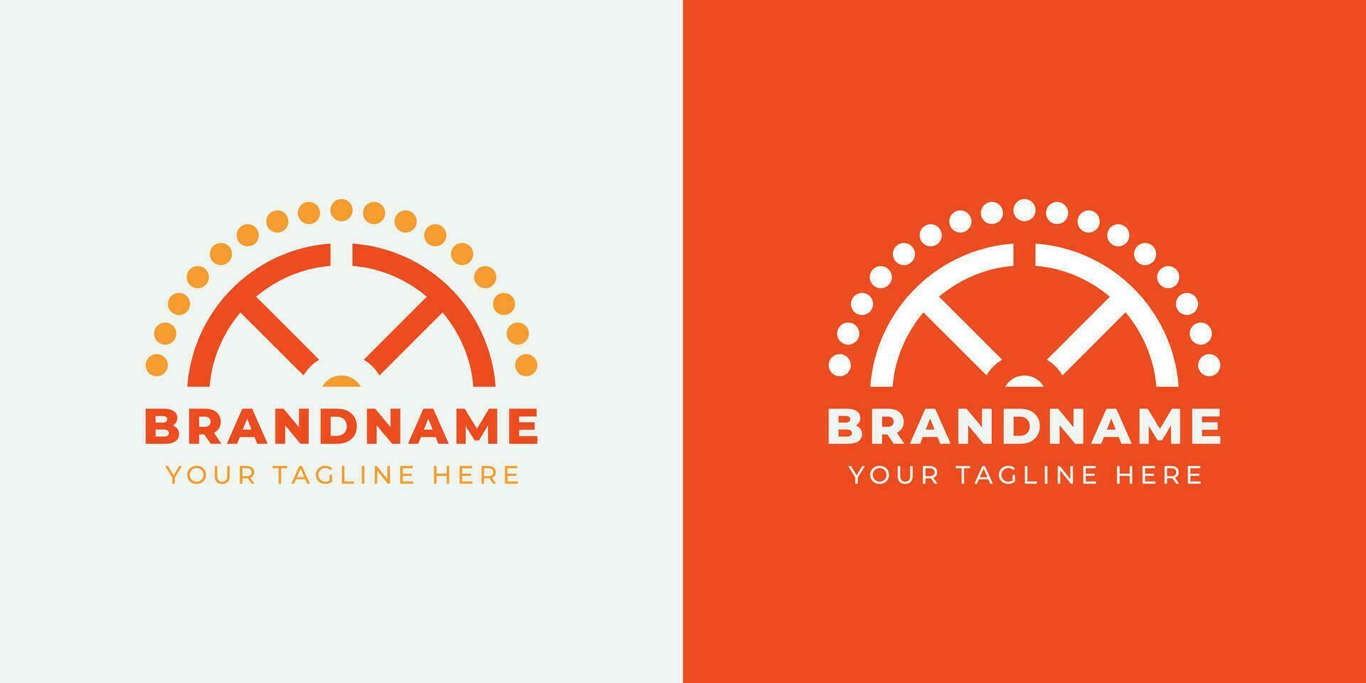Letter TT Sunrise  Logo Set, suitable for any business with TT initials. vector