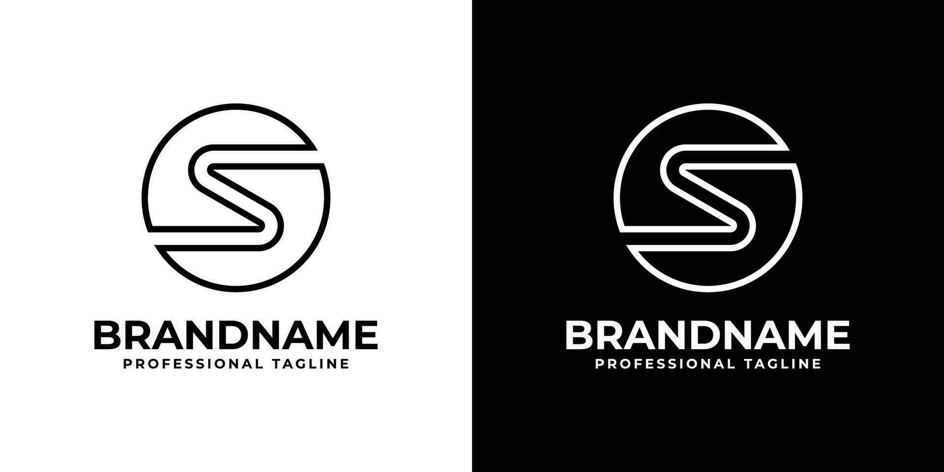 Modern Letter S Logo, suitable for any business with S initial. vector