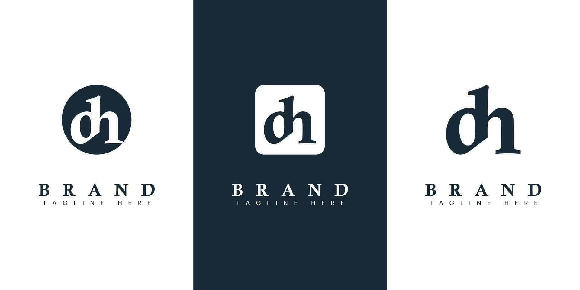 Modern and simple Lowercase DN Letter Logo, suitable for any business with DN or ND initials. vector