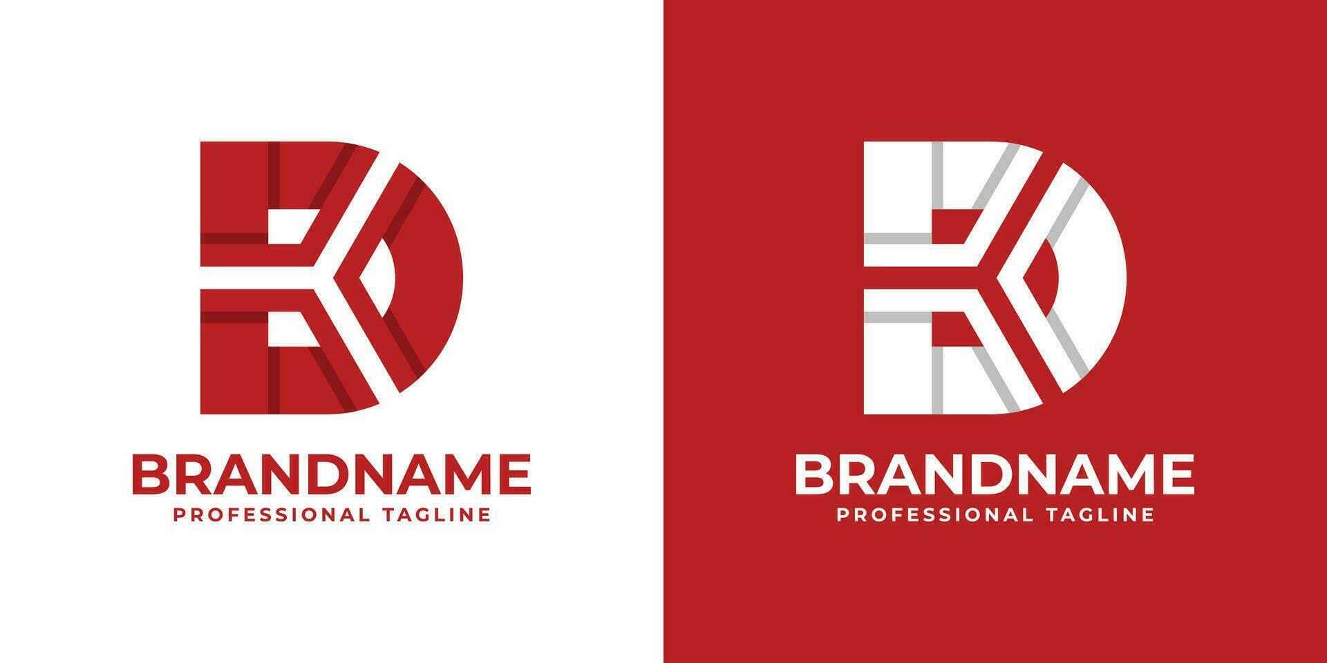 Letter DK or KD Monogram Logo, suitable for any business with DK or KD initials. vector