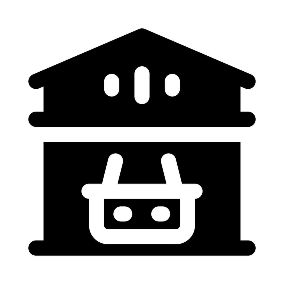 warehouse icon for your website, mobile, presentation, and logo design. vector