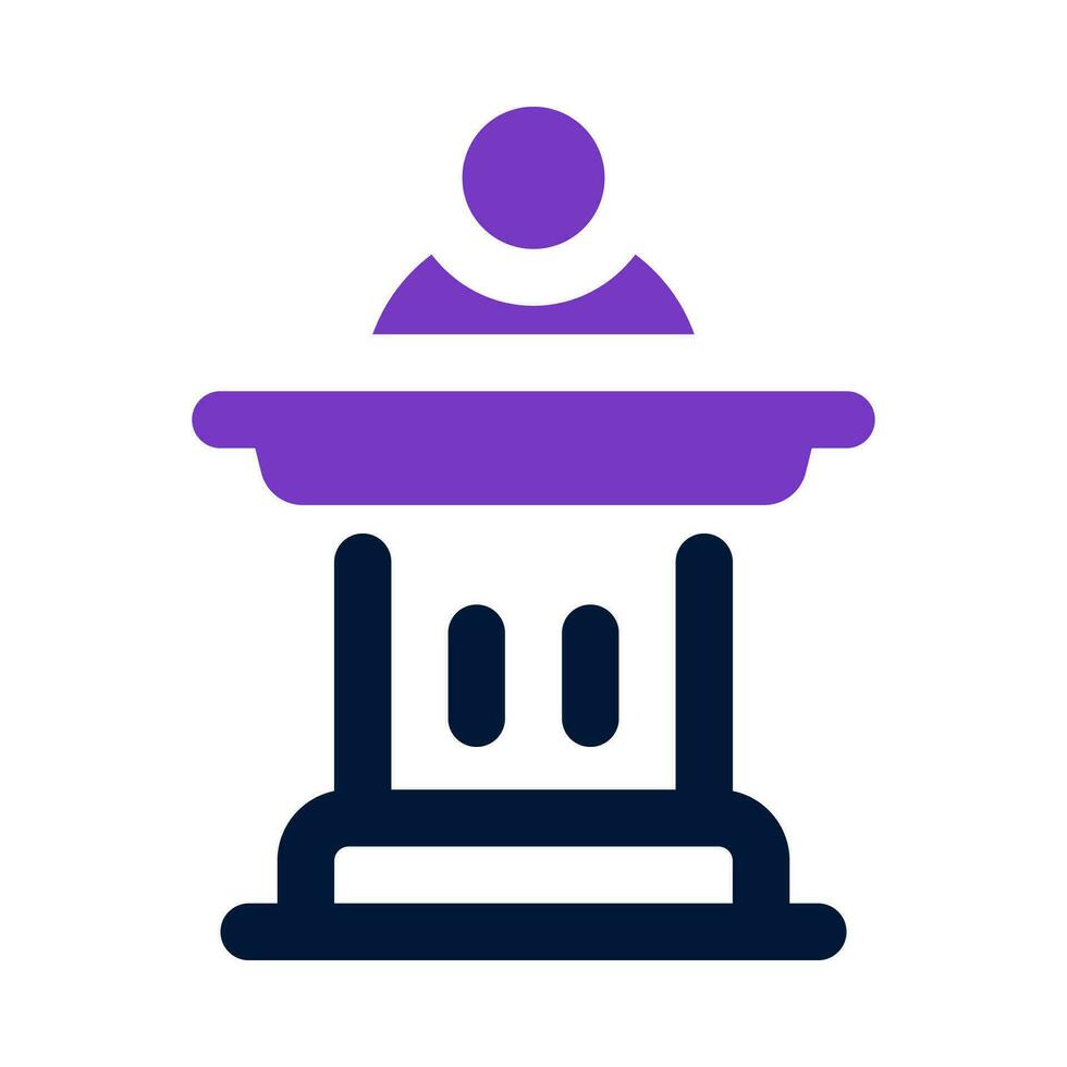 podium icon for your website, mobile, presentation, and logo design. vector