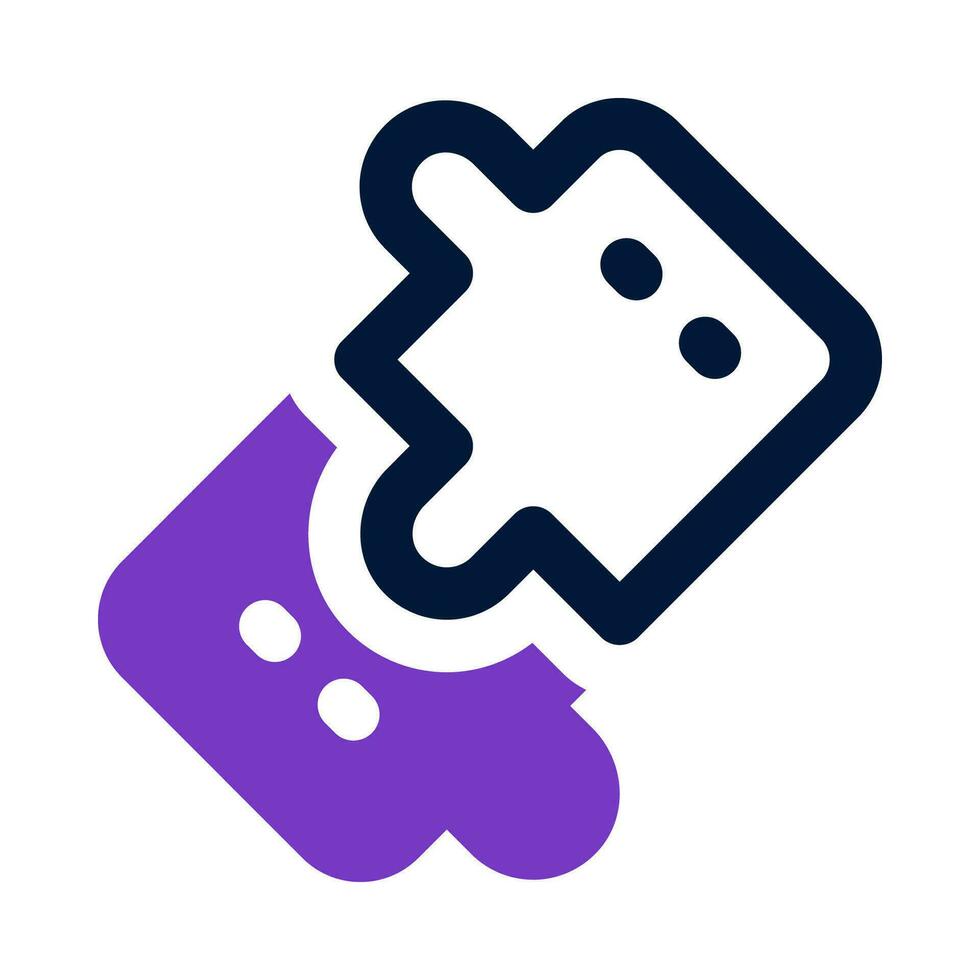 puzzle icon for your website, mobile, presentation, and logo design. vector