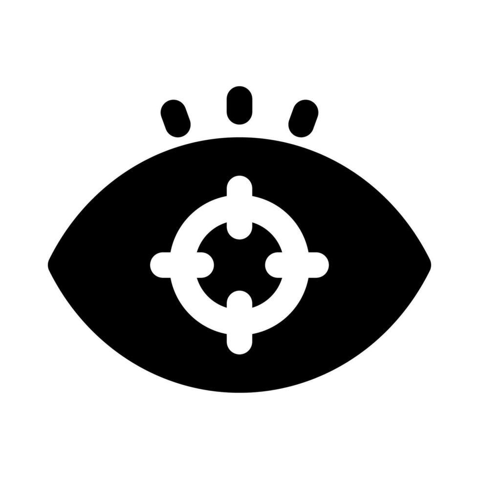 focus icon for your website, mobile, presentation, and logo design. vector