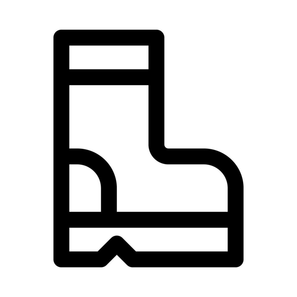 boot icon for your website, mobile, presentation, and logo design. vector