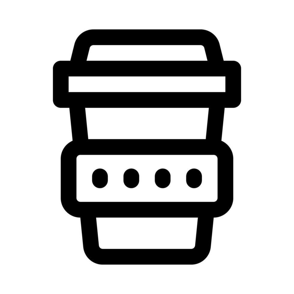 paper cup icon for your website, mobile, presentation, and logo design. vector