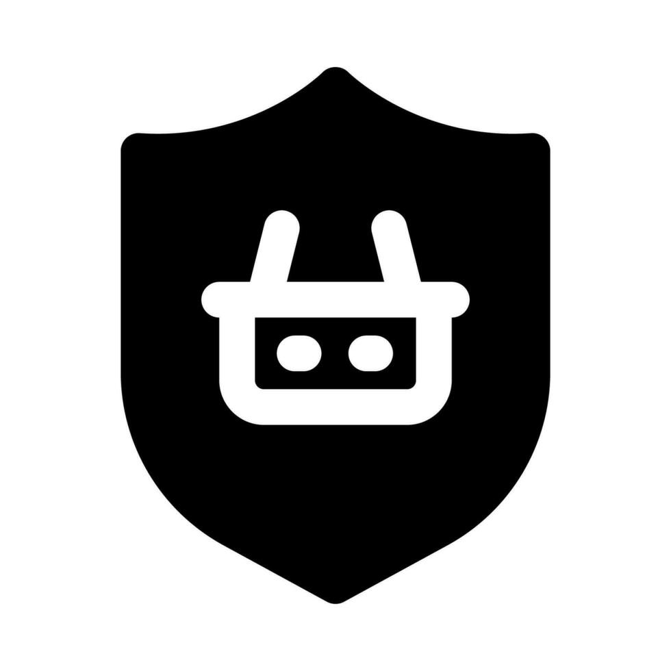 icono de escudo para su sitio web, móvil, presentación y diseño de logotipo. vector