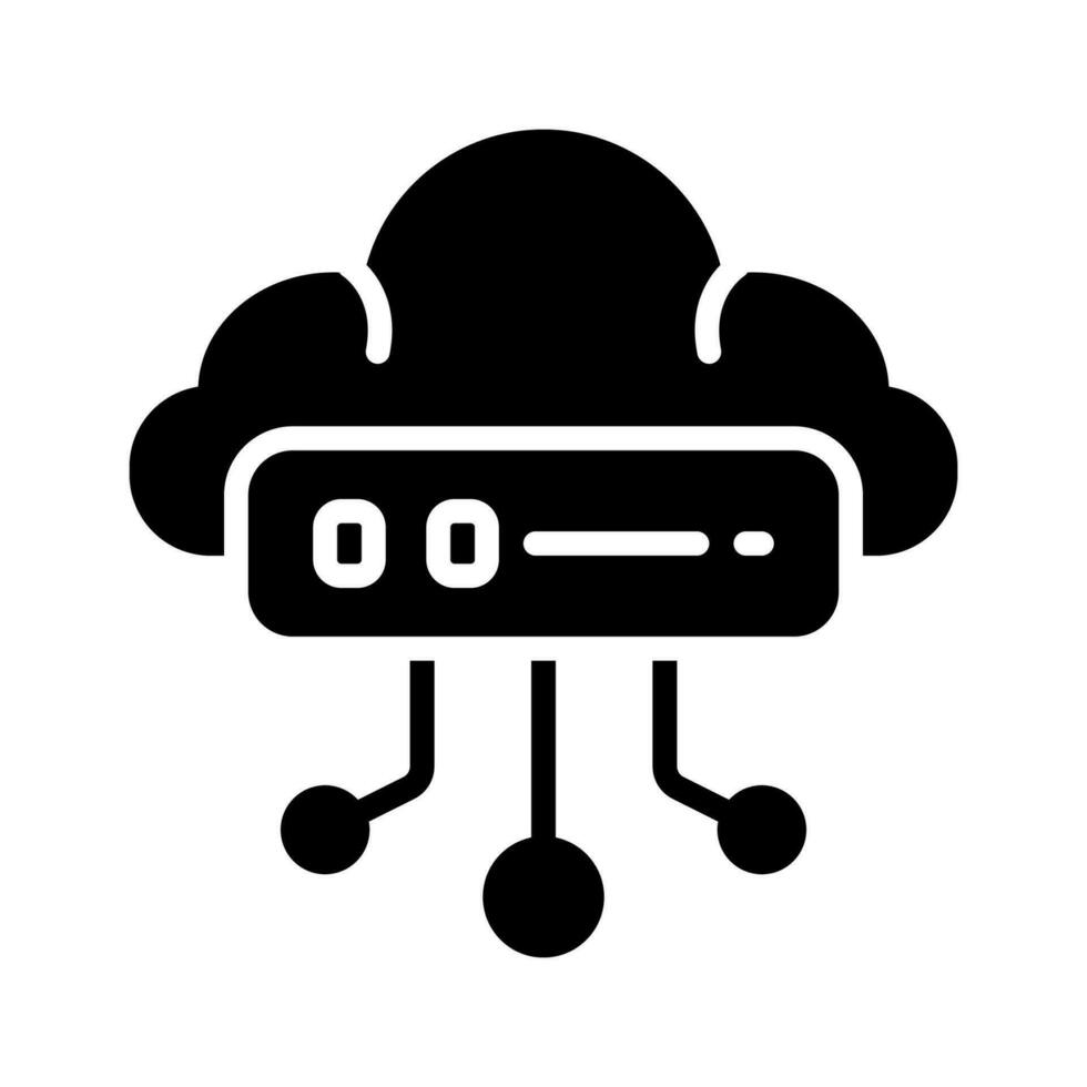cloud computing icon for your website, mobile, presentation, and logo design. vector