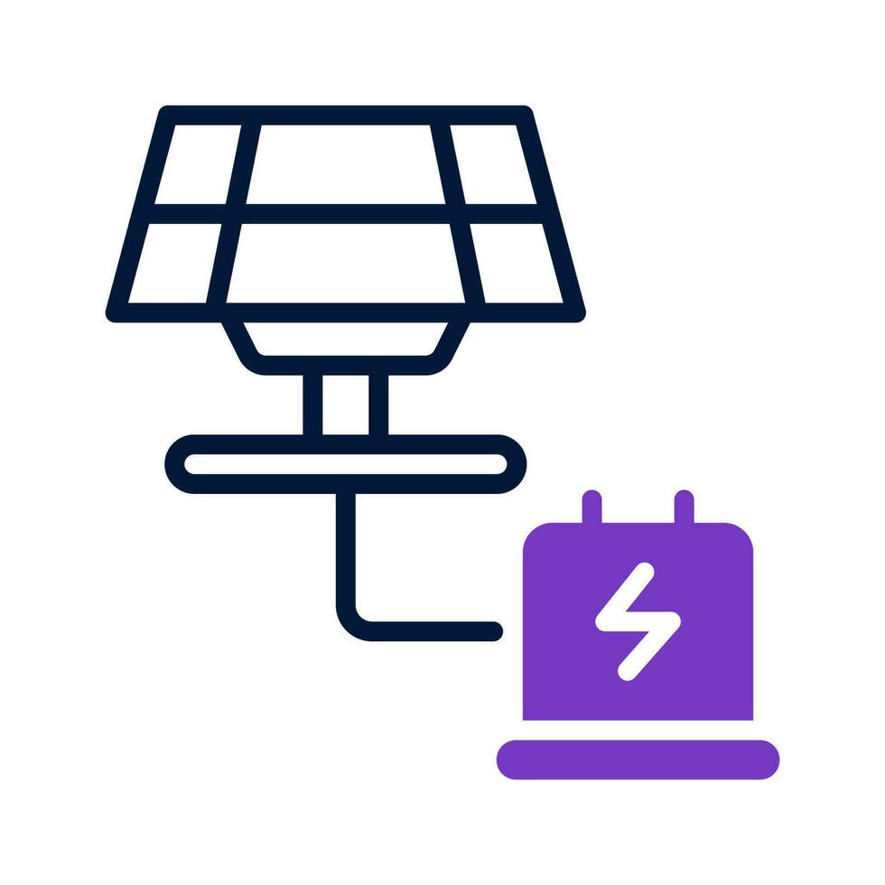 solar panel icon for your website, mobile, presentation, and logo design. vector