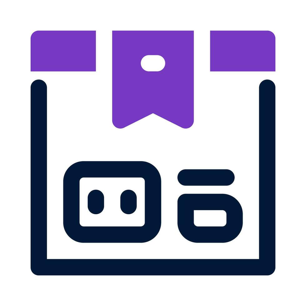packaging icon for your website, mobile, presentation, and logo design. vector