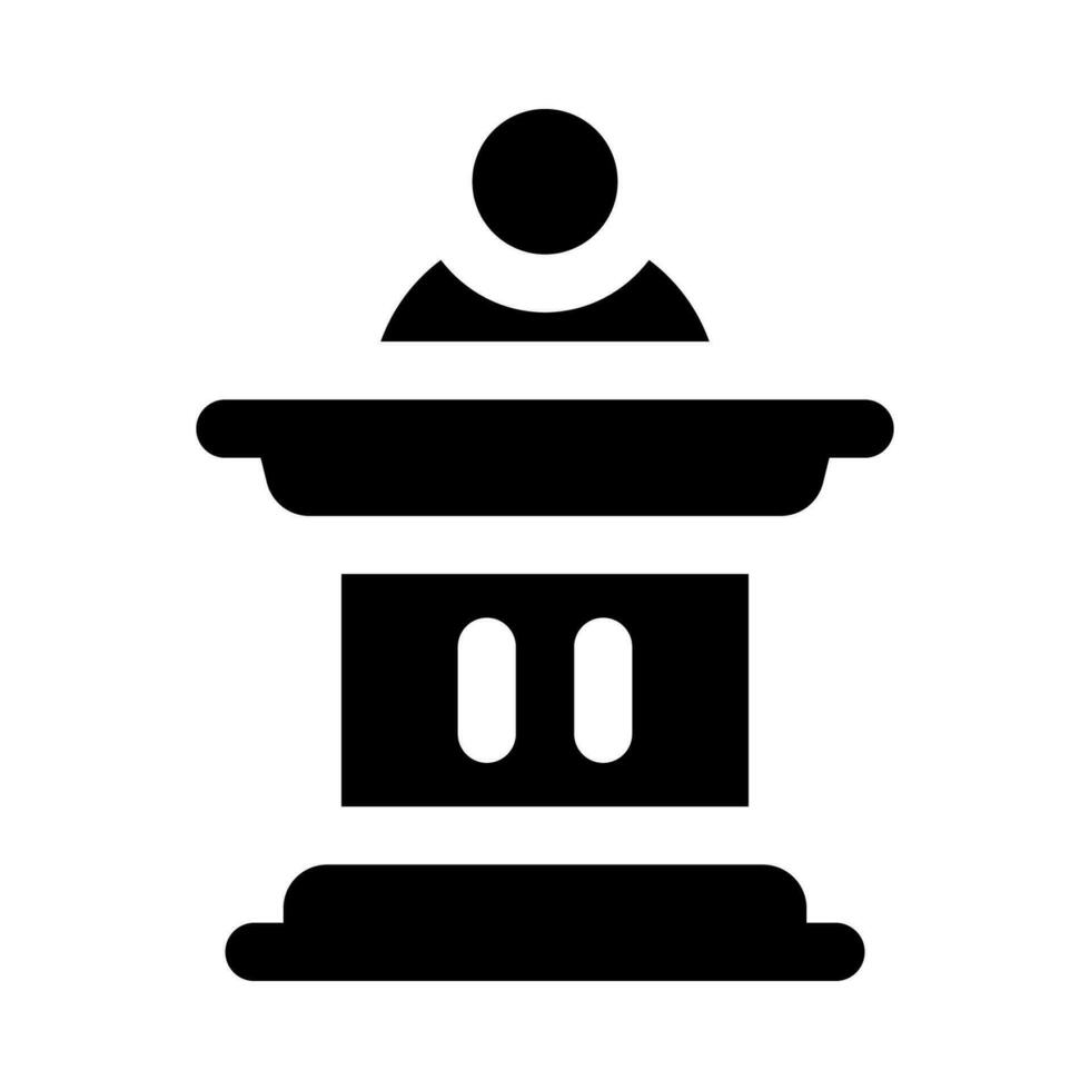 icono de podio para su sitio web, móvil, presentación y diseño de logotipo. vector