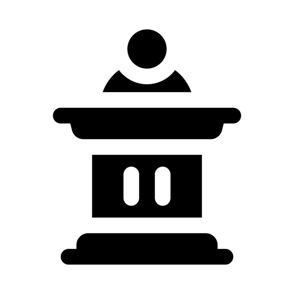 podium icon for your website, mobile, presentation, and logo design. vector