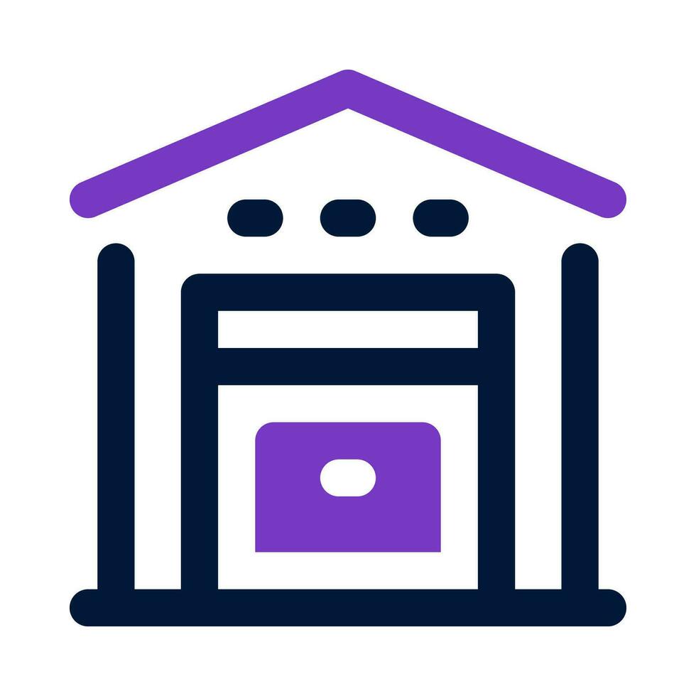 warehouse icon for your website, mobile, presentation, and logo design. vector