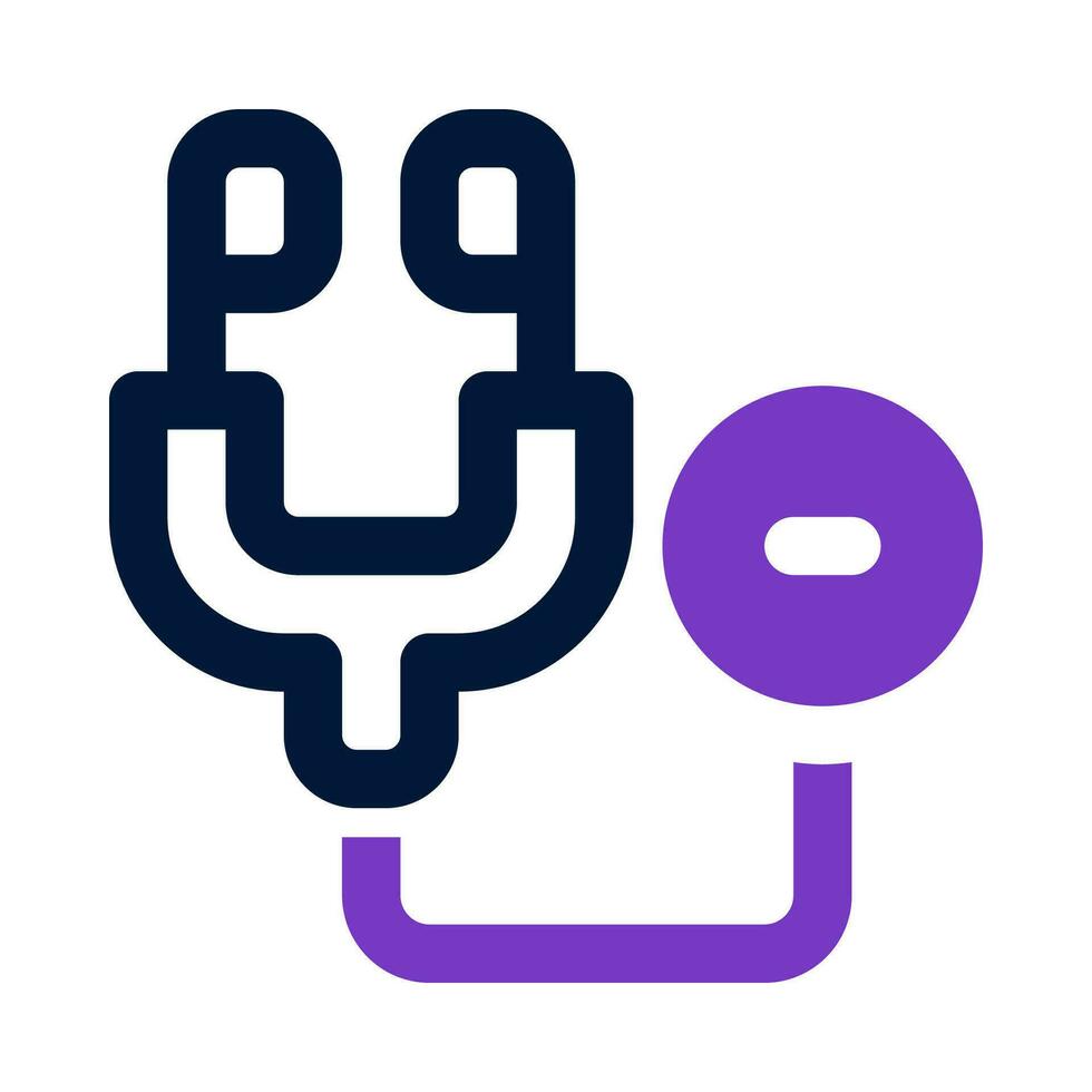 stethoscope icon for your website, mobile, presentation, and logo design. vector