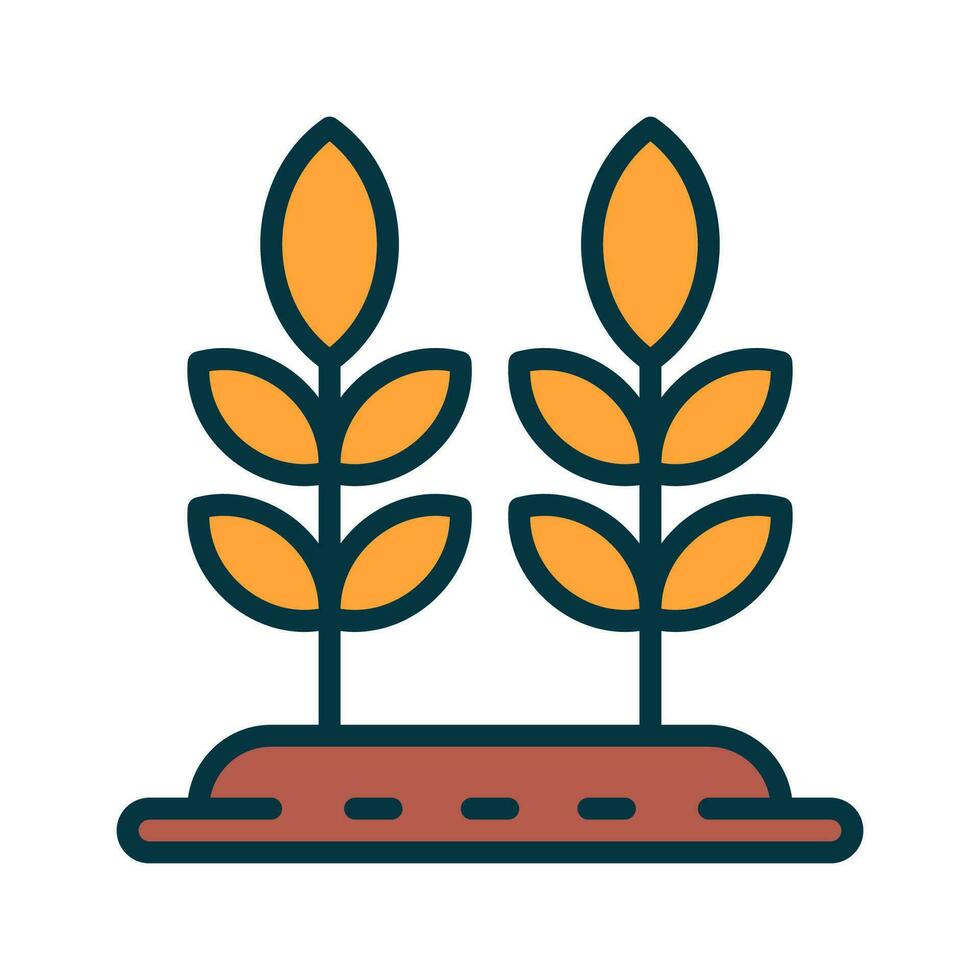 wheat icon for your website, mobile, presentation, and logo design. vector