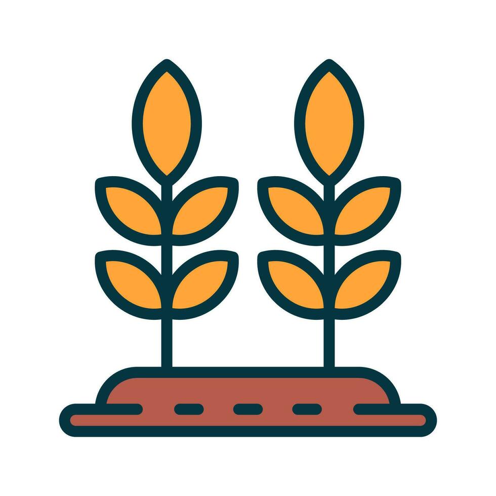 wheat icon for your website, mobile, presentation, and logo design. vector